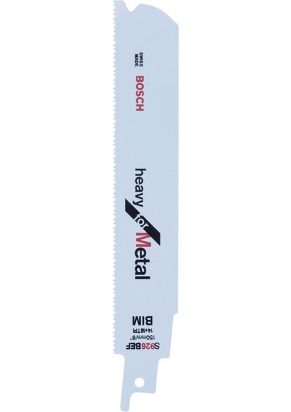S 926 Bef Ağır Hizmet Metal Kesim Tilki Kuyruğu Bıçağı 150MM 1 Adet