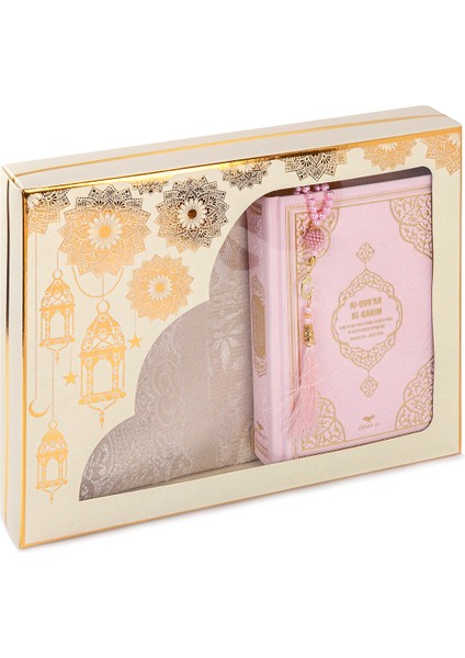 Almanca Mealli Kuran Seti - Pembe fiyatları