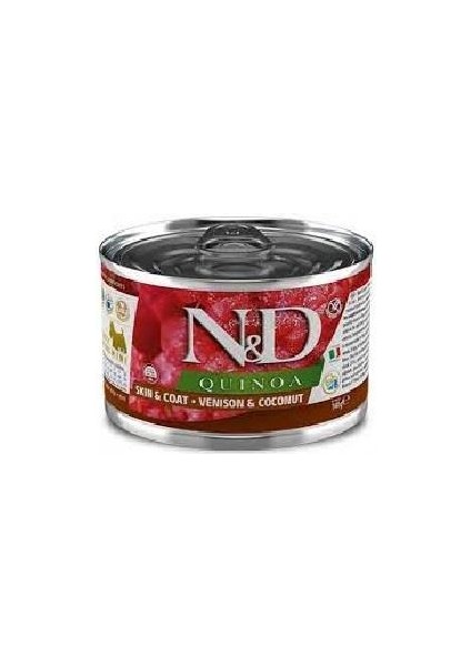 N&d Quinoa Skın Geyik ve Hindistan Cevizli Köpek Konservesi 140 gr