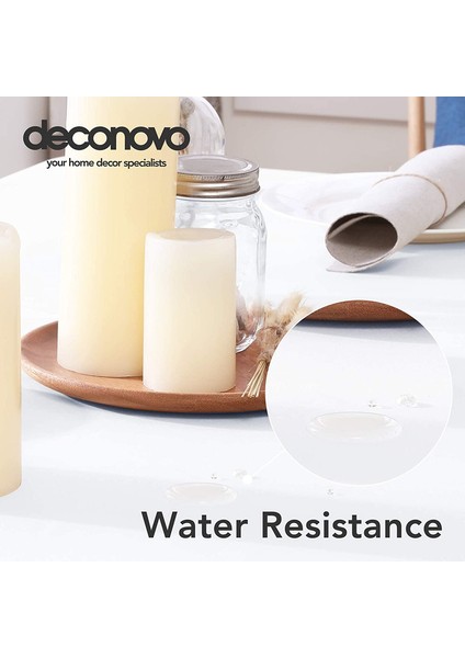 140X180CM Su Geçirmez Masa Örtüsü (Beyaz) (Yurt Dışından) indirimleri