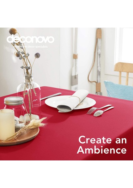 90*90CM Su Geçirmez Masa Örtüsü (Noel Kırmızısı) (Yurt Dışından) fiyatları