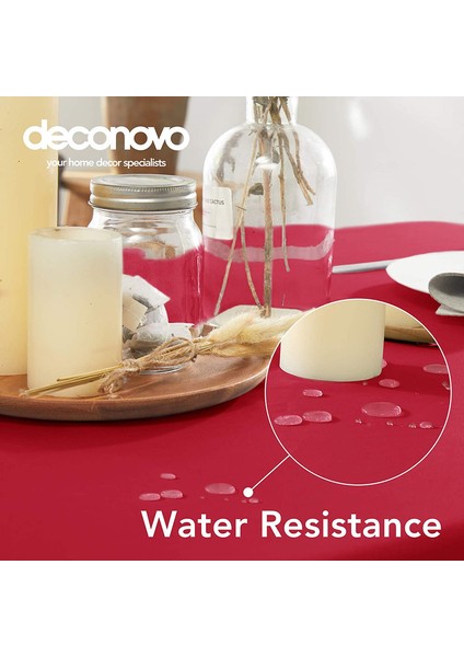 90*90CM Su Geçirmez Masa Örtüsü (Noel Kırmızısı) (Yurt Dışından) modelleri