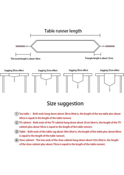 Minimalist Masa Bayrağı (Beyaz, 33X100CM) (Yurt Dışından) fiyatları