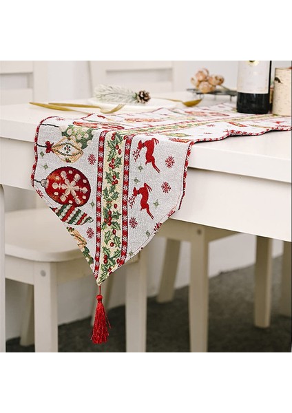 Noel Ren Geyiği Top ile Masa Örtüsü (Yurt Dışından) fırsatları