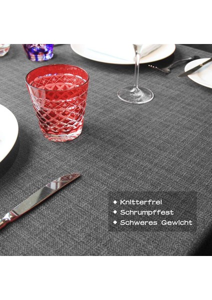 Keten Dikdörtgen Masa Örtüsü Su Geçirmez (Yurt Dışından) indirimleri