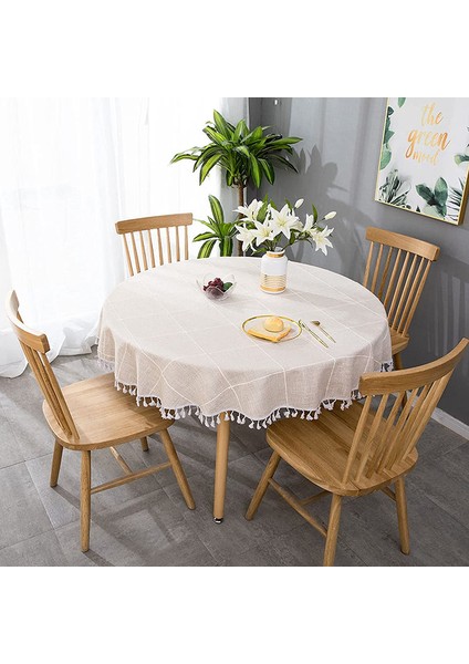 Art Yuvarlak Masa Örtüsü (Yurt Dışından)