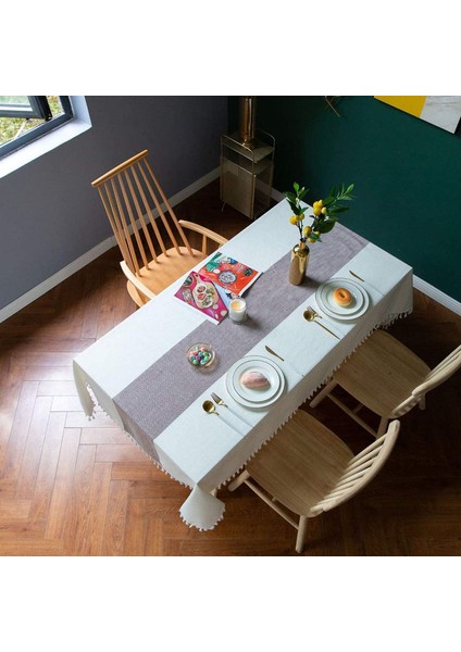 Dantel Masa Örtüsü (Kahve, 90*140CM) (Yurt Dışından) indirimleri