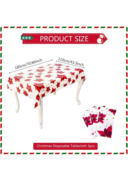 Yılbaşı Masa Örtüleri Shabby Chic (Yurt Dışından) fiyatları