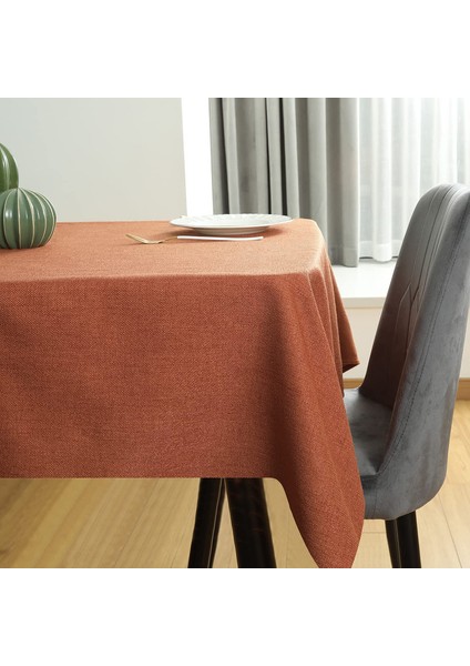 Klasik Tarzda Masa Örtüsü Turuncu (Yurt Dışından) fiyatları