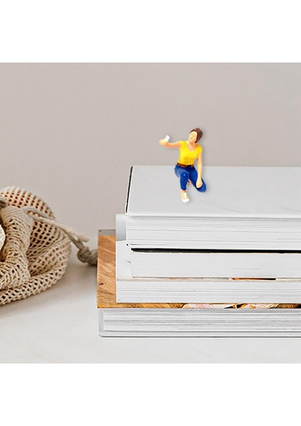 1/64 Boyalı Insanlar Selfie Insanlar Model Diorama Figürinler Sarı (Yurt Dışından) fırsatları
