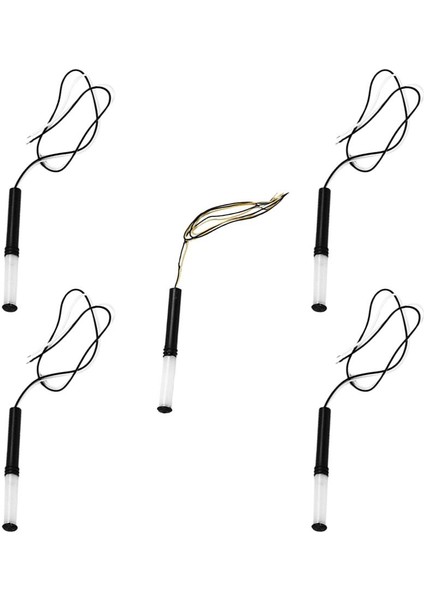 5 Adet Model Demiryolu Lambası Post 3V LED Sokak Işıkları 1: 150 Model 2PJ00003-3 (Yurt Dışından)