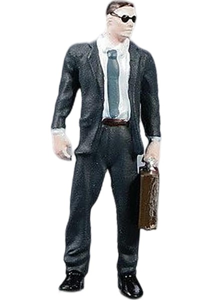 Reçine 1:64 Boyalı Figürler Araba Modeli Sahne Düzeni Tinik Insanlar Süsleme Taşıma Bavul (Yurt Dışından)