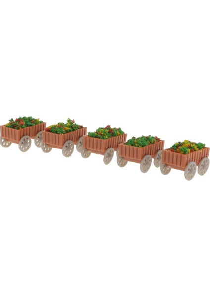 5x Model Dikdörtgen Flowerbed Park Bahçe Demiryolu Sınır Parterre 1:75 Ölçekli (Yurt Dışından)