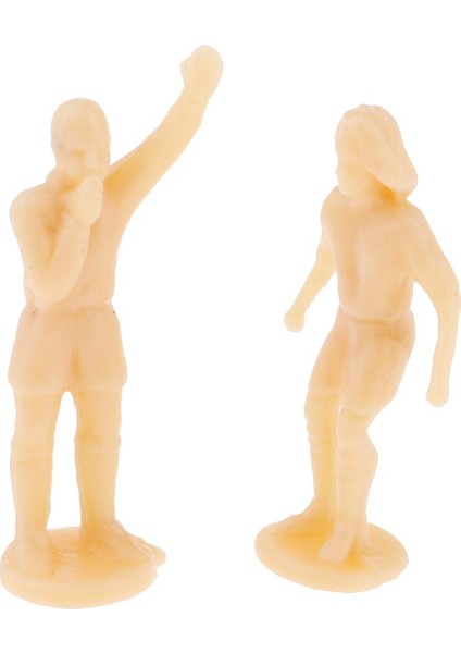 1/87 Ho Futbolcu Figür Model Oyuncak Düzen Peyzajı Dekoratif (Yurt Dışından)