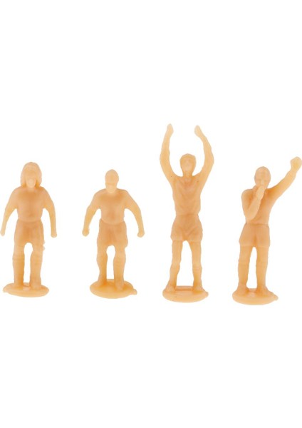 1/87 Ho Futbolcu Figür Model Oyuncak Düzen Peyzajı Dekoratif (Yurt Dışından)