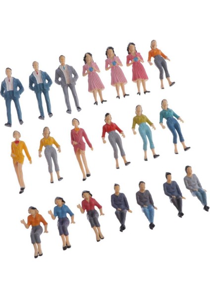 20 Adet 1/25 Kum Masa Bebek Modeli Dıy El Yapımı Model Renk Malzemesi (Yurt Dışından)