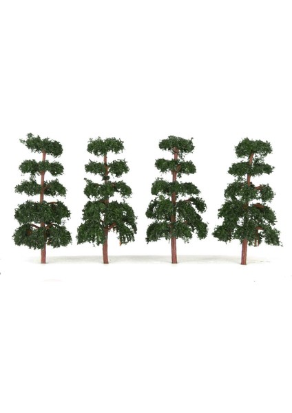20 Adet Model Çam Ağacı Düzeni Tren Garden Park Diorama Manzarası 1: 150 N Ölçek (Yurt Dışından) modelleri