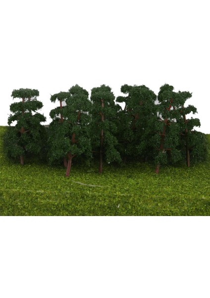 20 Adet Model Çam Ağacı Düzeni Tren Garden Park Diorama Manzarası 1: 150 N Ölçek (Yurt Dışından) indirimleri