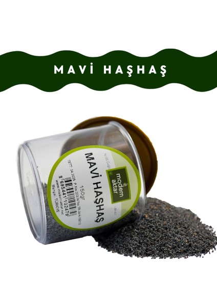 Doğal Mavi Haşhaş 150 gr