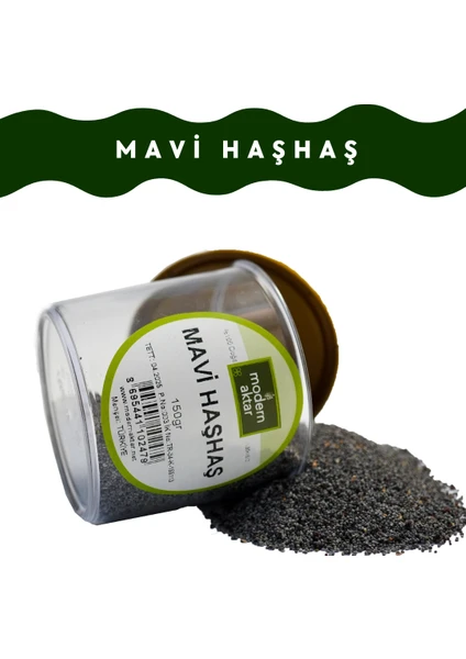 Modern Aktar Doğal Mavi Haşhaş 150 gr