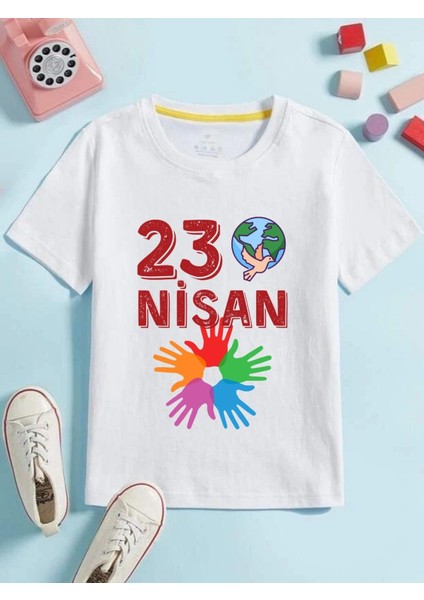 23 Nisan Tişörtü, 23 Nisan Bayram Tişörtü, Kaliteli 23 Nisan Baskılı Tişört