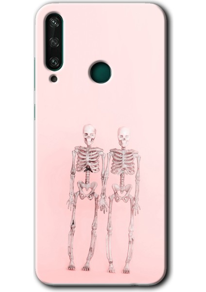Huawei Y6P Kılıf Hd Desen Baskılı Arka Kapak - Yaşayan Çift