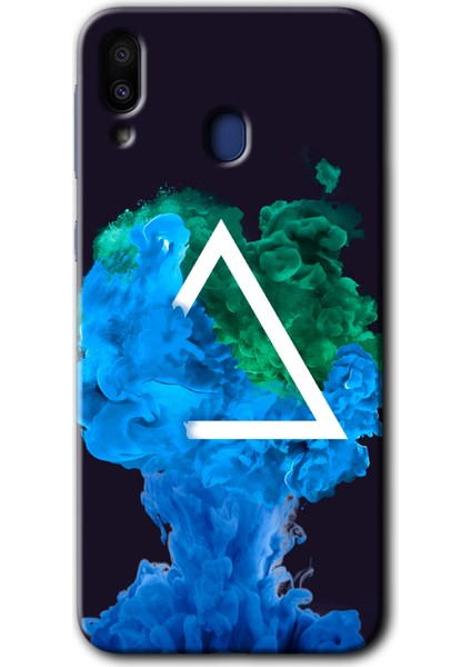 Samsung Galaxy M10 Kılıf Hd Desen Baskılı Arka Kapak - Ink Clot