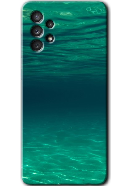 Samsung Galaxy A13 Kılıf Hd Desen Baskılı Arka Kapak - Derin Deniz