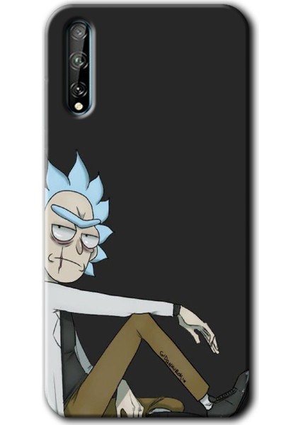 Huawei Y8P Kılıf Hd Desen Baskılı Arka Kapak - Rick