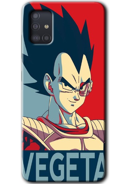Samsung Galaxy A51 Kılıf Hd Desen Baskılı Arka Kapak - Vegeta