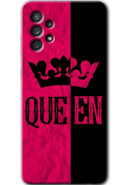 Samsung Galaxy A73 Kılıf Hd Desen Baskılı Arka Kapak - Queen