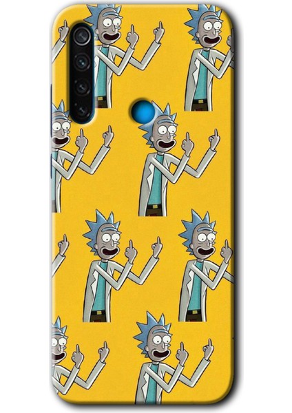 Xiaomi Redmi Note 8 Kılıf Hd Desen Baskılı Arka Kapak - Rick Felsefesi