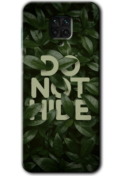 Xiaomi Redmi Note 9s Kılıf Hd Desen Baskılı Arka Kapak - Do Not Hide