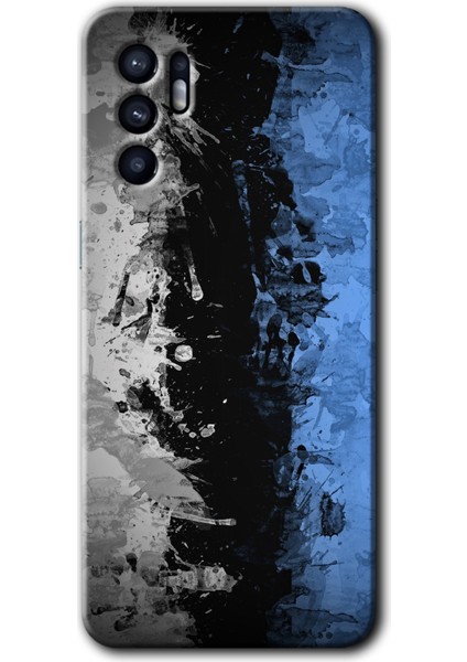 Oppo Reno 6 Kılıf Hd Desen Baskılı Arka Kapak - Abstract Wallpaper