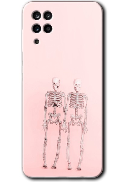 Samsung Galaxy M12 Kılıf Hd Desen Baskılı Arka Kapak - Yaşayan Çift