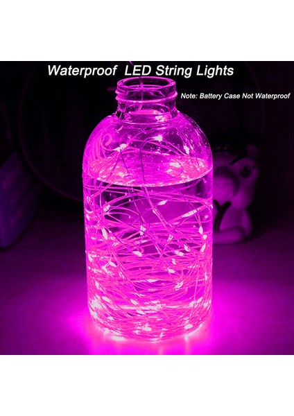 12 x 2m Gümüş Tel Lamba Pembe (Yurt Dışından) fırsatları