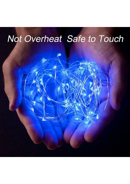 10 x 3 M Gümüş Tel Lamba Mavi (Yurt Dışından) modelleri