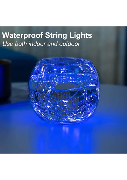 10 x 3 M Gümüş Tel Lamba Mavi (Yurt Dışından) fırsatları