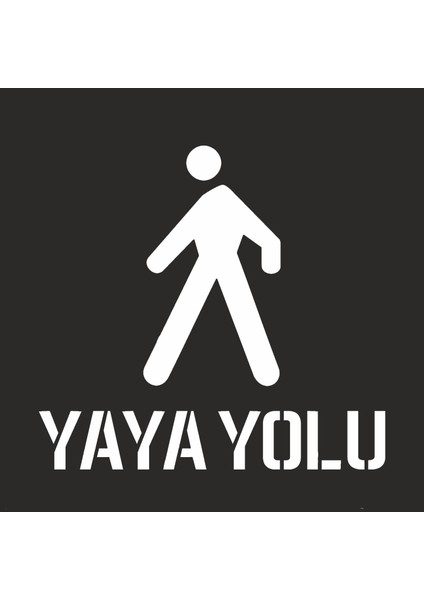 Yaya Yolu Boyama Şablonu