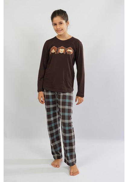 Pamuklu Kız Çocuk Uzun Kol Pijama Takım modelleri
