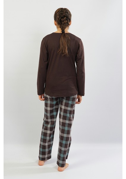 Pamuklu Kız Çocuk Uzun Kol Pijama Takım fırsatları