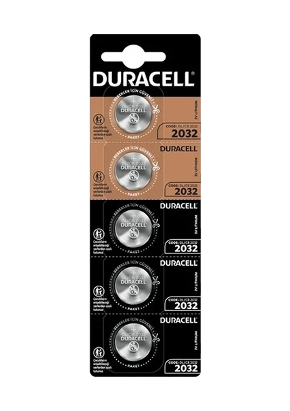 CR2032 3 Volt  Lithium Düğme Pil