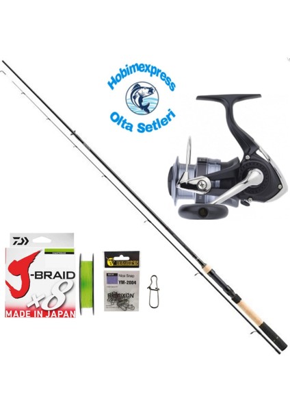 Megaforce Jigger 2.2m 1-9 gr 2 P Lrf Olta Kamışı – Daiwa Rx 2000 Bı Olta Makinesi Lrf Seti