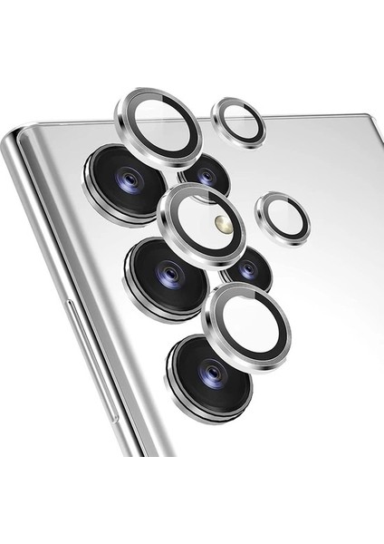 Samsung Galaxy S23 Ultra S918 Uyumlu Kamera Lens Koruyucu Kırılmaz Metal Çerçeveli Kamera Lens Koruma fiyatları
