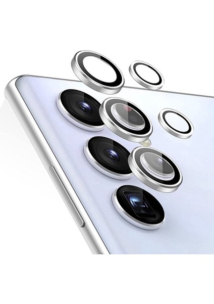 Samsung Galaxy S23 Ultra S918 Uyumlu Kamera Lens Koruyucu Kırılmaz Metal Çerçeveli Kamera Lens Koruma modelleri