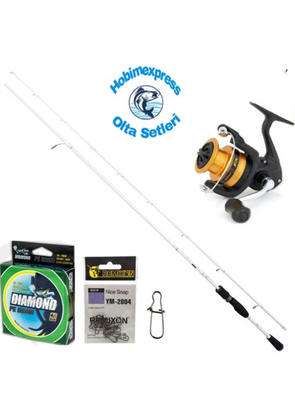 Light Style 235CM 1-14GR Lrf Kamış – Shimano Fx 2000 Olta Makinası Lrf Seti