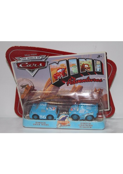 Cars Mini 2li Dınoco Chıck Hıcks ve Dınoco Mcqueen