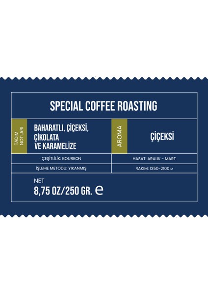 Guatemala Santa Rosa Çekirdek Kahve 250 gr fiyatları
