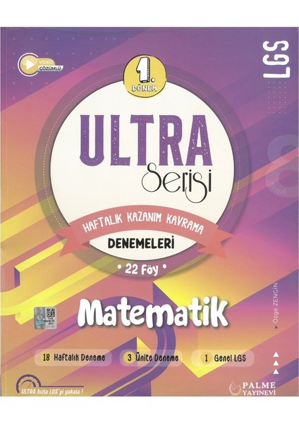 Ultra Serisi LGS 1. Dönem Matematik Denemeleri