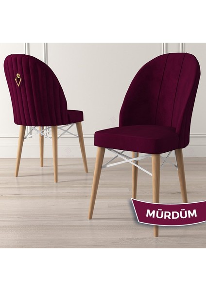 Concept Roz Serisi 80X132 Mdf Beyaz Mutfak Masa Takımı Doğal Ahşap Ayak Beyaz Kafes 6 Sandalye Gold Halka fırsatları